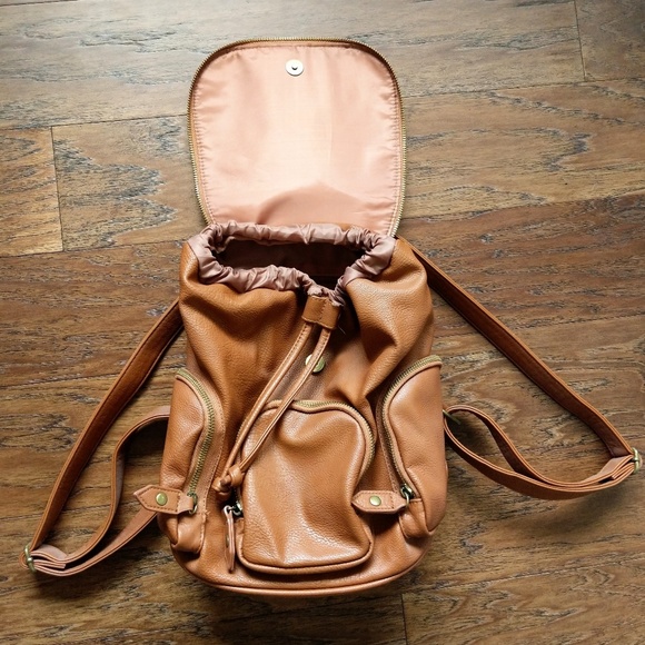 **FINAL CHANCE** Mossimo "Leather" Backpack - Picture 3 of 4